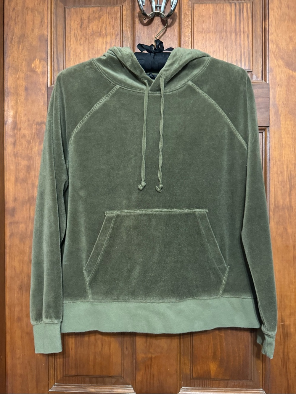 J CREW VELOUR HOODIE SIZE MEDIUM